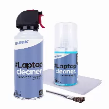 Kit Limpiador Para Laptop, Incluye Removedor De Polvo, Limpiador De Pantallas, Microfibra Y Cepillo